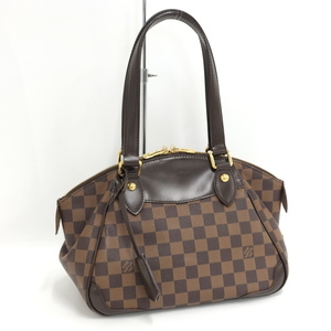 【中古】LOUIS VUITTON ヴェローナ PM ハンドバッグ ダミエ エベヌ M41117