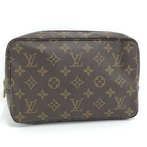 【中古】LOUIS VUITTON トゥルーストワレット23 化粧ポーチ セカンドバッグ モノグラム M47524