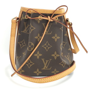 【中古】LOUIS VUITTON ショルダーバッグ ナノ ノエ モノグラム M41346