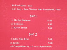 米マイナー盤　"CAULDRON - Richard Davis/L. D. Levy " Ｒ.デイヴィス/L.d.ルイス - コルドラン_画像3