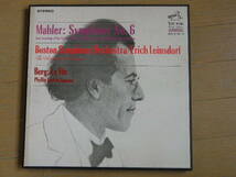 2LPbox マーラー 交響曲第６番 「悲劇的」　ラインスドルフ/ボストンSO　ベルク「ラ ヴァン」フィリス・カーティン(sop)_画像1
