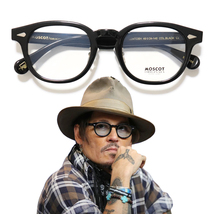 新品未使用☆MOSCOT モスコット LEMTOSH レムトッシュ クリングスパッド鼻当て付き 眼鏡 メガネ Black ブラック 49-24 ジョニーデップ愛用_画像1