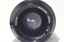 B332◆かなりおすすめ！動作良好！光学良好！◆ Nikon ニコン Ai NIKKOR 35mm F1.4 付属品多数_画像7