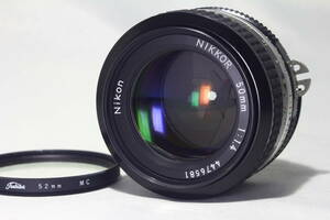 B341◆かなりおすすめ美品！動作良好！◆ Nikon ニコン Ai NIKKOR 50mm F1.4