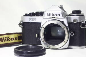 B316◆かなりおすすめ美品！動作良好！光学良好！◆ Nikon ニコン FE2 シルバーボディ