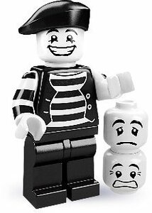 LEGO Mime　レゴブロックミニフィギュアシリーズミニフィグ廃盤品