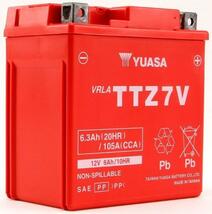 在庫有当日発送 充電済 台湾ユアサ（TAIWAN YUASA) TTZ7V GSユアサYTZ7V GTZ7V互換 NMAX125/155 TRICITY125/155 AEROX155_画像2