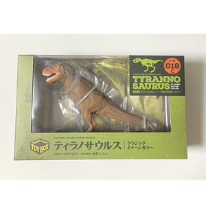 【 新品 】海洋堂 ソフビトイボックス ティラノサウルス クラシックイメージカラー フィギュア　松村しのぶ 塗装済み 完成品【 未開封 】