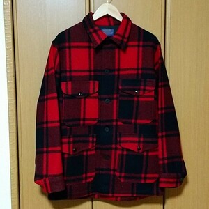 PENDLETON ペンドルトン マッキーノクルーザージャケット 赤 レッド ウール M USA製 FILSON フィルソン woolrich