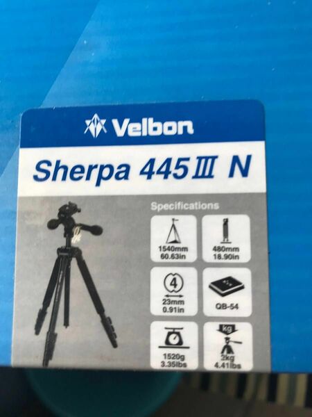 三脚 ベルボン SHERPA 445 Ⅲ N Velbon