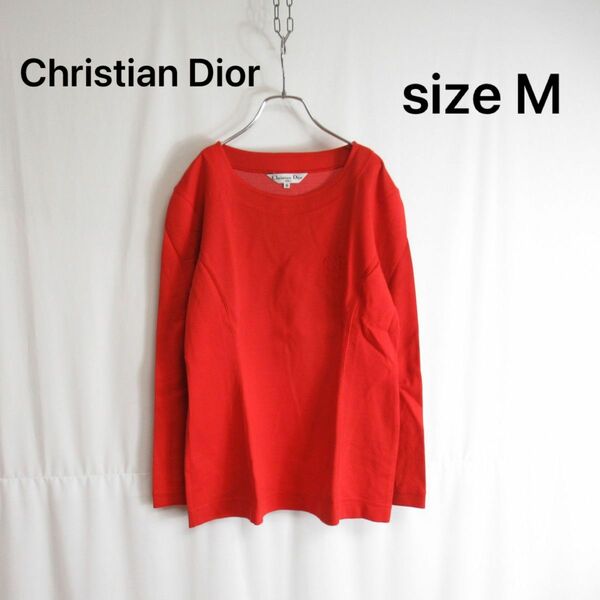 90s Christian Dior カットソー Tシャツ スウェット クリスチャンディオール Mサイズ レディース ビンテージ
