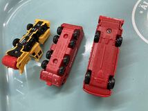 トミカ ミニカー トラック TOMICA 日野　モリタ　消防車　除雪車　中古_画像2