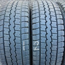 930-8☆スタッドレスタイヤ 6本 2019年製 約8分山 215/70R17.5 118/116L LT ダンロップ ウィンターマックス LT03_画像2