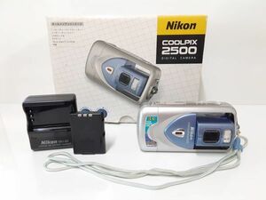 S/ Nikon COOLPIX 2500 ニコン クールピクス コンパクト デジタルカメラ バッテリー 元箱付き / NY-1259