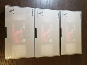 【新品3本セット】SONY VHS ビデオテープ 120 ソニー