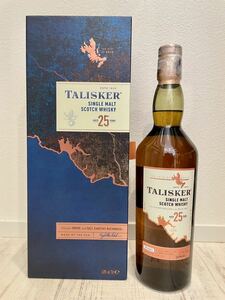 1円スタート 送料無料 タリスカー 25年 新品未開栓箱付 700ml 45.8% TALISKER 25 SINGLE MALT SCOTCH WHISKY モエ ヘネシー ディアジオ