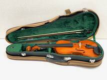 IYS60396 SUZUKI バイオリン 弓 NO.330 1/2サイズ Anno1985 楽器 弦楽器 子供用 ケース有 現状品_画像1