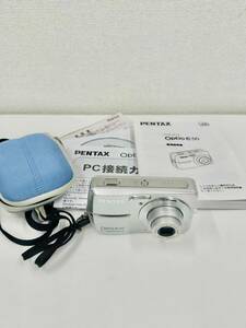 IYS62325 ペンタックス PENTAX デジタルカメラ Optio E50 ソフトケース ストラップ 取説付き 現状品