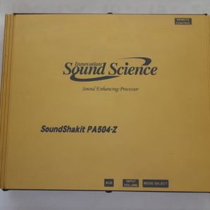 ☆ Sound Science サウンドサイエンス Sound Shakit サウンドシャキット PA504-Z 音出し確認済の画像2