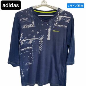 【新春SALE】adidas アディダス メンズTシャツ 七分袖