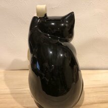 珍品　特大サイズ　高さ約22ｃｍ 黒猫楽団 音楽隊 セブンコーポレーション ファンシー 陶器 セトノベルティ 瀬戸ノベルティ レトロ 管理001_画像3