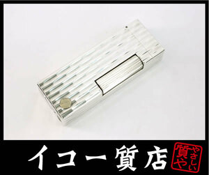 Магазин ICORA Dunhill ★ Редкий продукт зажигание Laura Gas Writer RL1357 Bamboo Pattern Silver Beauty RY6908