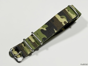  rug width :22mm NATO strap green camouflage camouflage -ju nylon wristwatch belt wristwatch for band 