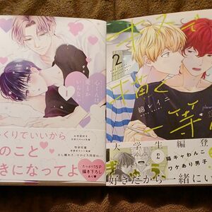 心くんは愛とかいらない　1　鉢野うら　キスで描く一等星　2　綿レイニ　BLコミック　d