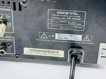 ★ONKYO MODEL FR-N9NX CD/MDチューナーアンプ 現状品 管理番号10240_画像4