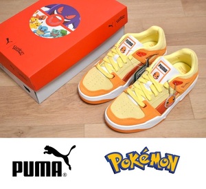 [ free shipping ] new goods PUMA × Pokemon hi lizard sneakers 23.5cm slip Stream tea - man da- 387686-01 Kids Junior child *