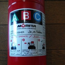 FJ40 TOYOTA landcruiser Fire Extinguisher トヨタ純正消化器 FZJ79 新品ランクル 室内用ブラケット付き 森田ポンプ 日本製 2023年製 2KG_画像7