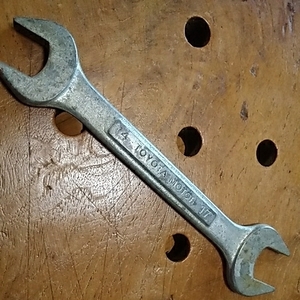 Toyota Motor loaded tool maintenance for tool combination wrench size inscription 14-17mm TOYOTA MOTOR total length 163.2mm. Celica Levin Trueno MR-S