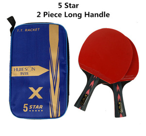 x162 new up grade carbon ping-pong racket 2 pieces set super light weight racket case attaching set 3 type selection 