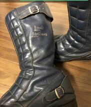 ネイビー 27.5~28cmくらい　Lewis leathers ルイスレザー ビンテージレジーブーツ ロードレーサー UK10_画像7