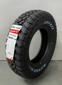 プロボックス サクシード等 2022年製造余剰品整理 GRIP MAX MUD RAGE M/T レイズドホワイトレター 195R14C 106/104Q 4本限りの4本価格