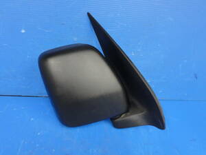 * Heisei era 19 year car Daihatsu S320V Hijet right door mirror side mirror original less painting black *F26876