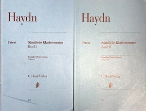ハイドン ピアノ・ソナタ全集 第1巻 第2巻 (ピアノ・ソロ) 輸入楽譜 Haydn Complete Piano Sonatas 洋書