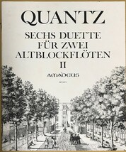 クヴァンツ 6つの二重奏 作品2 (フルート2重奏) 輸入楽譜 Quantz 6 Duets op.2 洋書_画像3