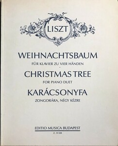 リスト クリスマス・ツリー/Kovats編 (ピアノ連弾) 輸入楽譜 LISZT Christmas Tree/Ed. kovats 洋書