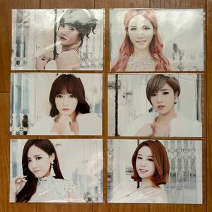 T-ARA Lead the way ECサイト予約特典 生写真 全6種類 コンプリートセット 非売品 ティアラ