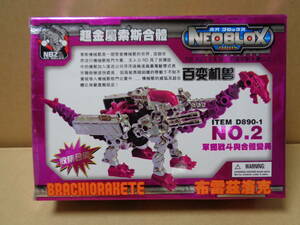 【未開封・新品】パチモノ？ゾイドネオブロックス ブラキオラケーテみたいなもの ZOIDS NEO BLOX BRACHIORAKETE TOMY