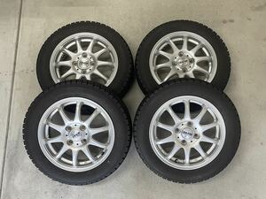 155/65R14 スタッドレスタイヤ&アルミホイールセット スズキ スペーシア、マツダ フレアワゴン等へ