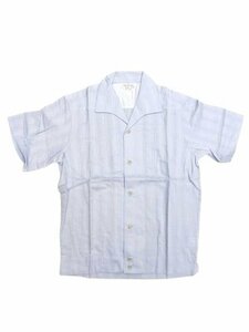 アンドファミリー Cool S/S shirts サイズ38/M ライトブルー 半袖シャツ ANDFAMILYS 中古品 [B127U308]