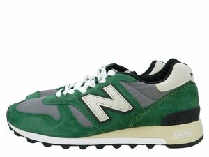 【美品】ニューバランス M1300AR 27.5cm USA製 グリーン スニーカー 靴 NEW BALANCE 箱付き 中古品 [B153U309]