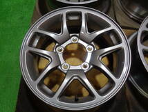 中古ホイール4本SET 新車外し スズキ JB64 ジムニー 純正ホイール 16×5.5J 139.7/5 +22 エンケイ M.A.T製法 モデル_画像2