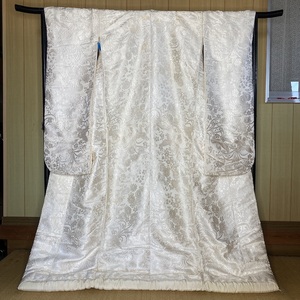 白打掛 白 撮影用 結婚式　花嫁衣装 打掛　裄65m　身丈180cm　美品　 Mサイズ　1709