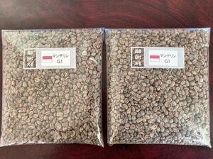  coffee raw legume Mandheling G1 800g