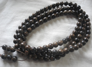  Vietnam production . tree necklace beads .. superior article! genuine article 66g 9mm ⑧.. fragrance fragrance aroma healing ( inspection Buddhist altar fittings water ...agarwood