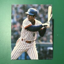 1979年　カルビー　プロ野球カード　79年　4月～6月　セリーグ　外野手部門　4位　ヤクルト　若松　【管C08】_画像1