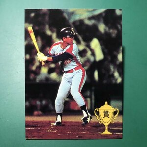 1979年　カルビー　プロ野球カード　79年　タイトルホルダー　中日　木俣　※ピンホールあり　【管C08】